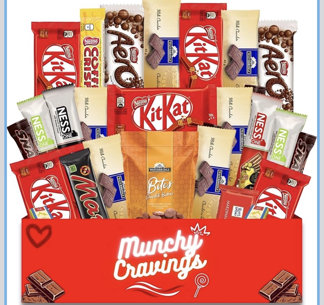 Chocolate Bars Snack Box Variety Pack Gift (40 Ct.)