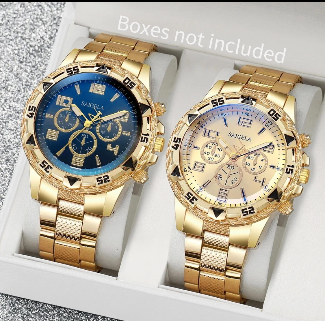 45mm Men’s 2pc stainless steel watch