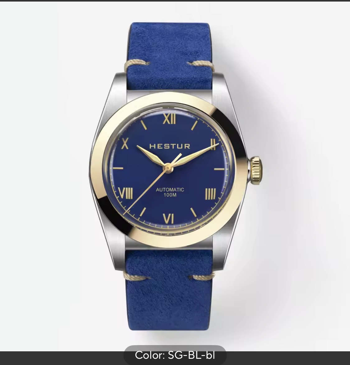 Hestur Crystal Bubble Back Watches Automatic Mechanical movement