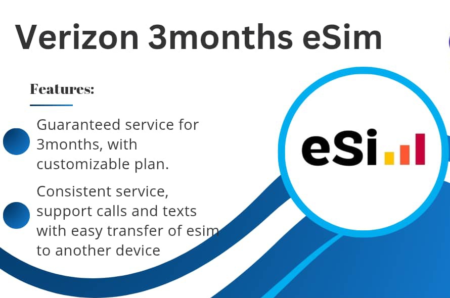 Verizon 3months eSim