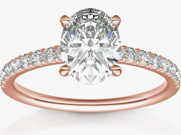 Oval-Cut Engagement Ring